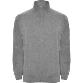 Aneto sweatshirt med kvart lynlås Marl Grey