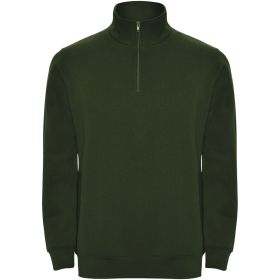 Aneto sweatshirt med kvart lynlås Flaskegrøn