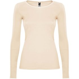 Extreme langærmet t-shirt til kvinder Sandfarvet