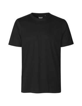 Genbrugt Performance T-shirt Sort