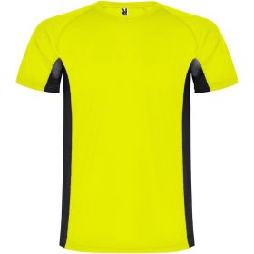 Shanghai kortærmet sports t-shirt til mænd Fluor Yellow