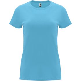Capri kortærmet t-shirt til kvinder Turkis