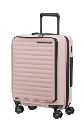 Restackd Udvidbar kuffert m/ 4 hjul og frontlomme 55cm