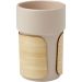 Fika 340 ml krus med bambusgreb Oatmeal