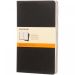 Moleskine Cahier Journal L - linjeret Ensfarvet sort