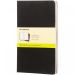 Moleskine Cahier Journal L - blank Ensfarvet sort