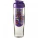 H2O Active® Tempo 700 ml drikkeflaske med fliplåg & infuser Transparent