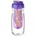 H2O Active® Pulse 600 ml drikkeflaske med fliplåg & infuser Transparent Transparent