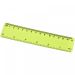 Rothko 15 cm plastiklineal Limefarvet