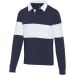 Clyde rugby unisex polo sweatshirt Marineblå