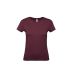 #E190 /WOMEN T-SHIRT burgundy