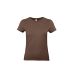 #E190 /WOMEN T-SHIRT Chocolate