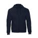 HOODED FULL ZIP SWEAT UNISEX navy