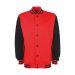 VARSITY JACKET FV001 Black/Red