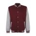 VARSITY JACKET FV001 burgundy