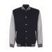 VARSITY JACKET FV001 Navy/Sport Grey