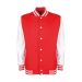 VARSITY JACKET FV001 Red/White