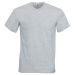 V-NECK T-SHIRT 61-066-0 grey heather