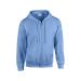 FULL ZIP HOODED SWEAT 18600 Carolina Blue