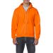 FULL ZIP HOODED SWEAT 18600 Safety Orange