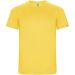 Imola kortærmet sports t-shirt til børn Gul