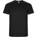 Imola kortærmet sports t-shirt til børn Ensfarvet sort