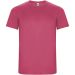 Imola kortærmet sports t-shirt til børn Pink Fluor