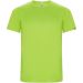 Imola kortærmet sports t-shirt til børn Fluor Green