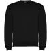 Clasica sweater med rund hals til børn Ensfarvet sort