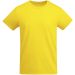 Breda kortærmet t-shirt økologisk bomuld til børn Gul