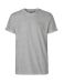 Herre T-shirt med rulleærmer Sportsgrå