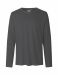 Langærmet herre T-shirt Charcoal