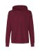 Unisex trøje hættetrøje m. Lynlås Bordeaux