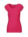 Kortærmet T-shirt med rund hals til damer Pink