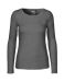 Langærmet T-shirt til kvinder Dark Heather