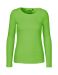 Langærmet T-shirt til kvinder Lime