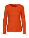 Langærmet T-shirt til kvinder Orange