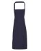 Cotton bib apron Marine blå