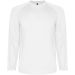 Montecarlo langærmet sports t-shirt til mænd Hvid