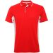 Montmelo kortærmet unisex sportspolo Rød