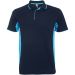 Montmelo kortærmet unisex sportspolo Navy Blue