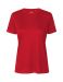 Genbrugt Performance T-shirt til damer Rød