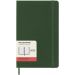 Moleskine L hard cover 12 måneders dagskalender Myrtle grøn