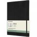 Moleskine XL soft cover 12 måneders notesbog Ensfarvet sort