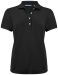 Virtue Eco Polo Solid Ladies Black