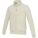 Galena unisex Aware™ sweater med fuld lynlås i genvundet materiale Oatmeal