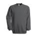 SET IN SWEATSHIRT grey steel