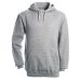 HOODED grey heather