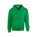 FULL ZIP HOODED SWEAT 18600 Irish Green