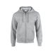 FULL ZIP HOODED SWEAT 18600 Sport Grey